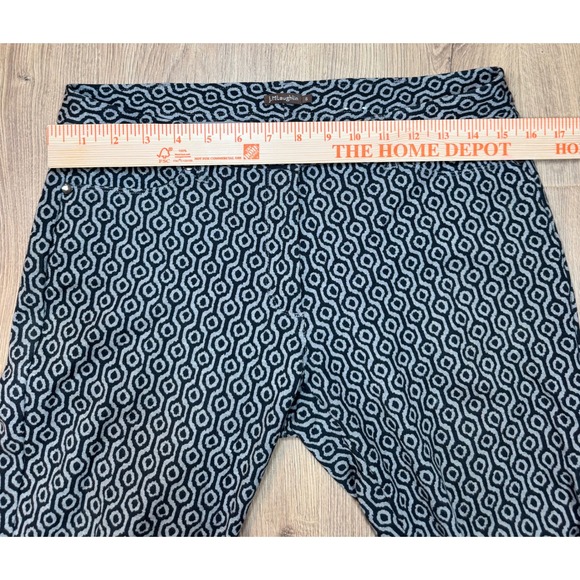 J.McLaughlin Pants Printed Pull On Stretch Zipper Womens 6 Casual Preppy Office - Picture 13 of 15